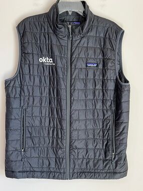 Patagonia Men's Nano Puffer Vest Gray Sz Large